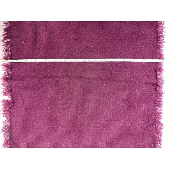 Set of 4 17" Square Fringe Cloth Napkins Purple - Picture 3 of 7